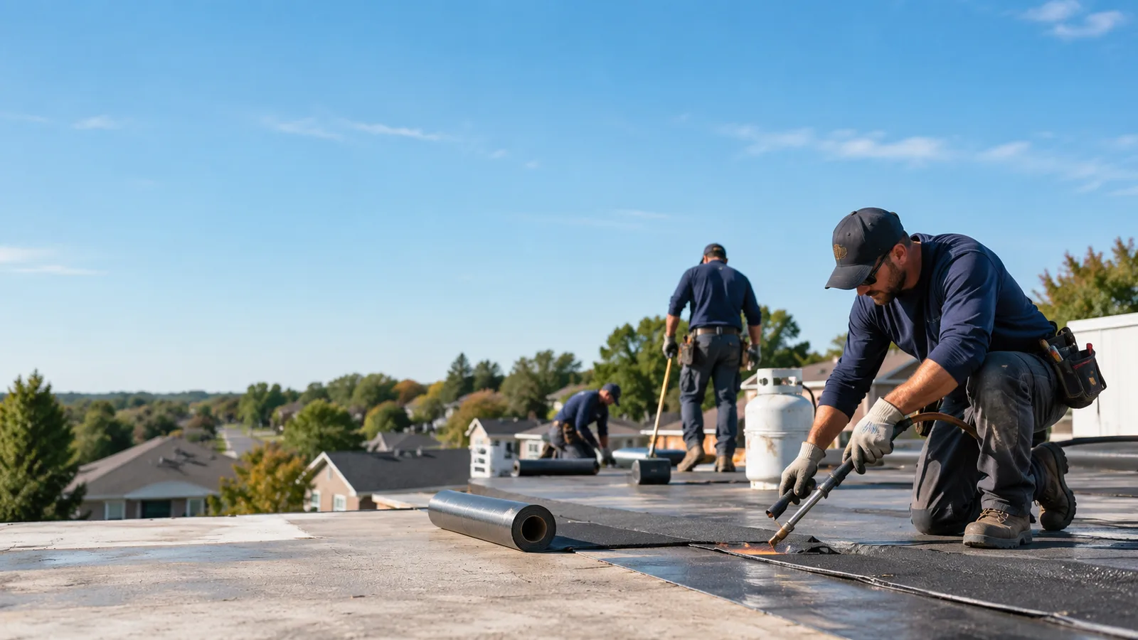 Flat Roof Leak Repair providers in Seaton, IL